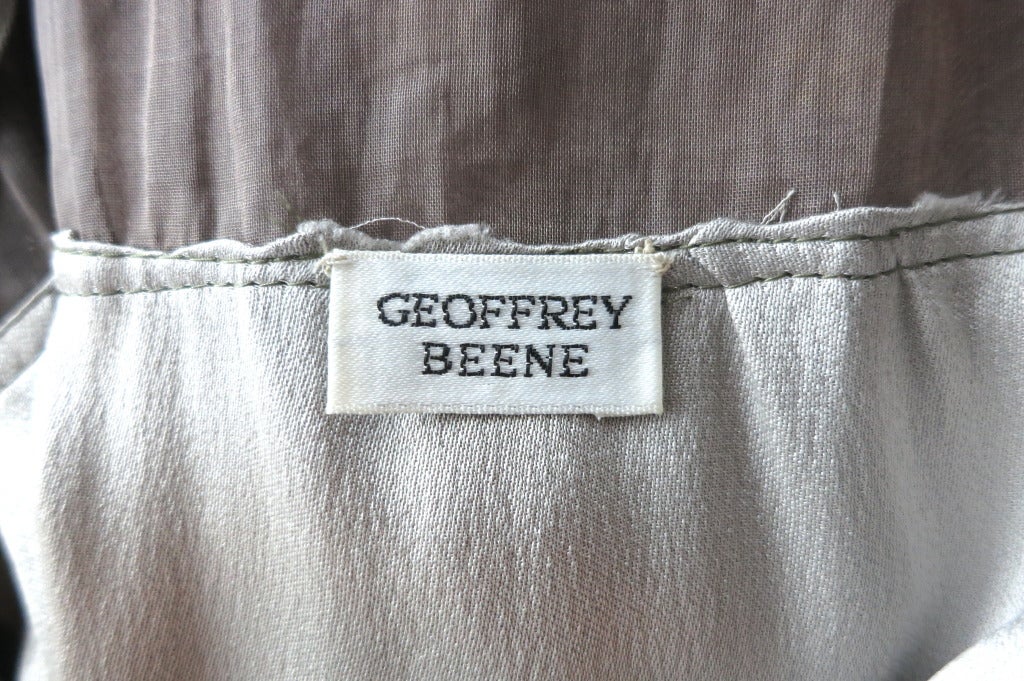 Vintage GEOFFREY BEENE Silk evening dress For Sale 2