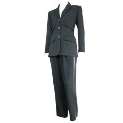 Vintage YVES SAINT LAURENT Women's 'Le Smoking' tuxedo suit