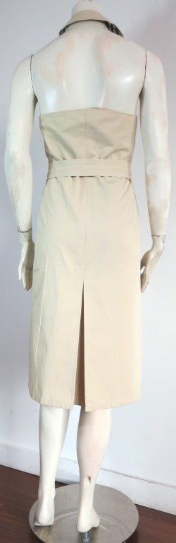 BURBERRY LONDON Trench halter dress 1