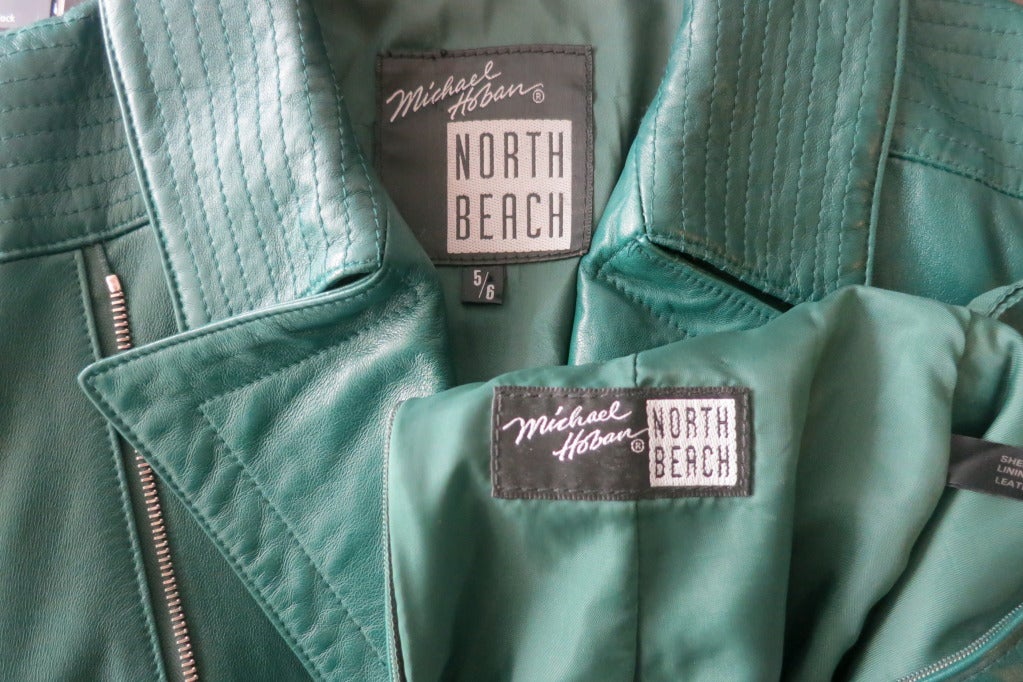 NORTH BEACH LEATHER 'Angel' 2pc. jacket & skirt set 5