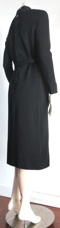 Vintage NORMAN NORELL Little black dress 1