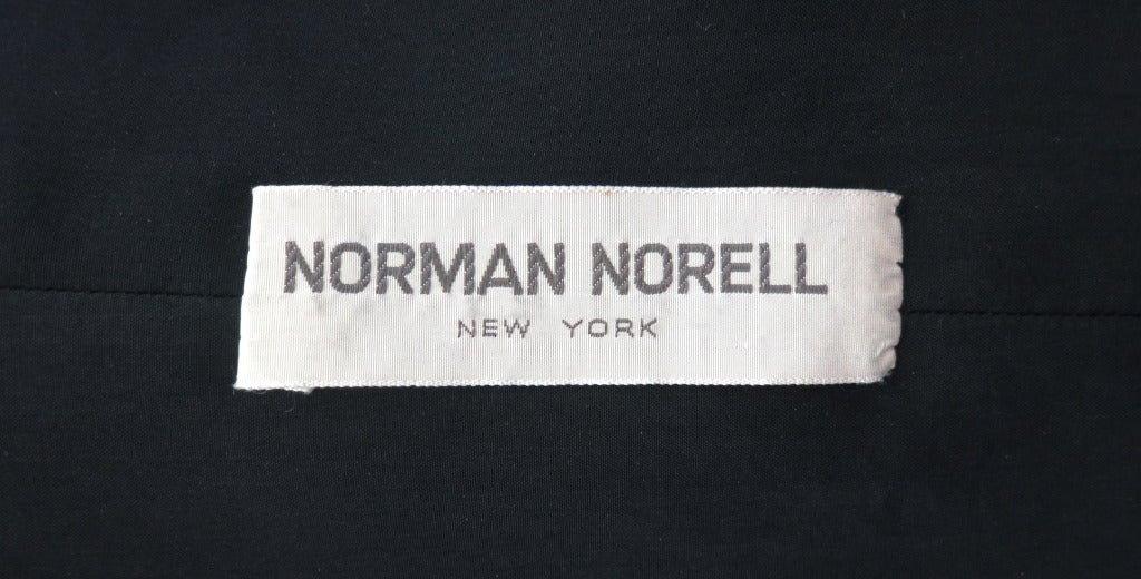 Vintage NORMAN NORELL Little black dress 2