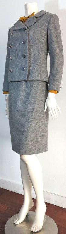 1950's CHRISTIAN DIOR New York Three-piece skirt suit set image 4