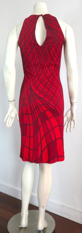 Women's ROBERTA DI CAMERINO Geometric printed knit dress