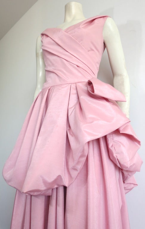 Vintage CHRISTIAN DIOR Ball gown dress 2