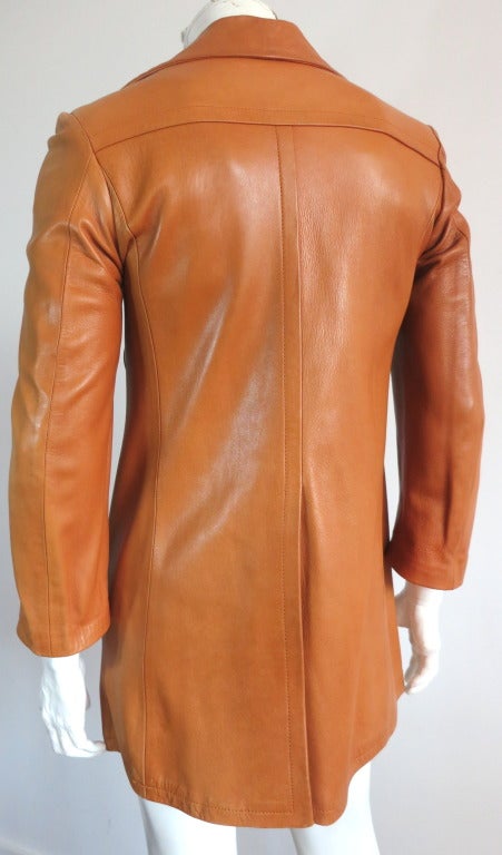 Vintage PIERRE CARDIN PARIS Men's Lambskin leather coat 4