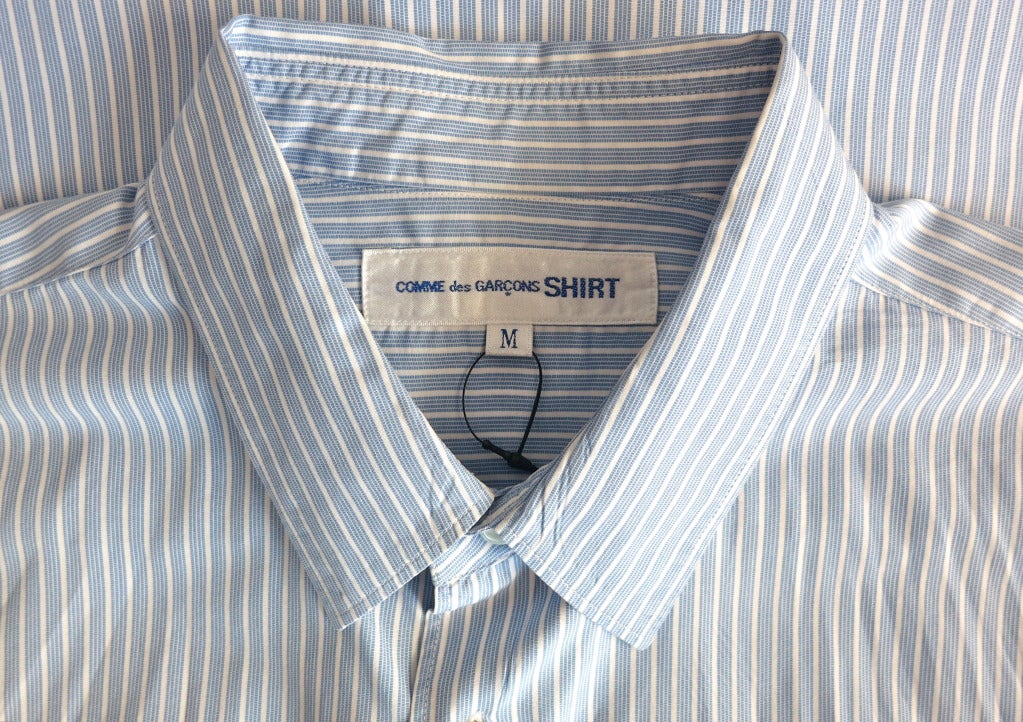 COMME DES GARCONS Men's color-blocked dress shirt 3