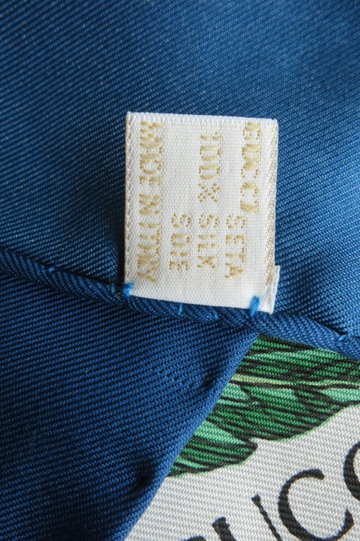 GUCCI 'Dahlia' Flora printed silk scarf 4