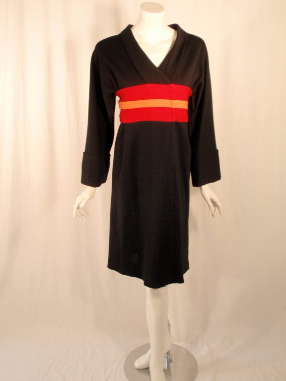 Provenance: This dress was the personal property of Mrs. Walter Bass (Magda Bass), Rudi's mentor and patron, as well as business partner in the early years of his career.Size 14

Measurements:

Bust: 36