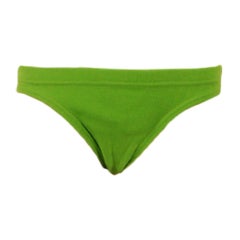 Rudi Gernreich Vintage Bright Green Wool Knit TOPLESS Bikini