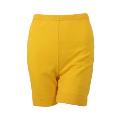 Rudi Gernreich Vintage Mustard Wool Knit High Waist Shorts 5