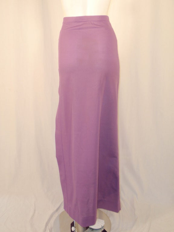 purple full skirt
