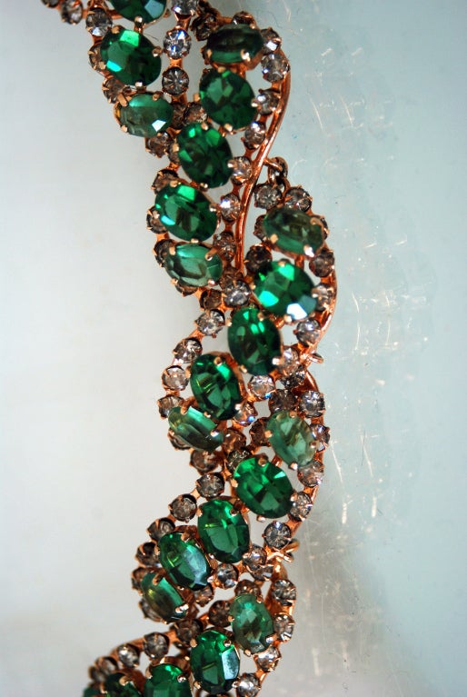 choker necklace emerald green