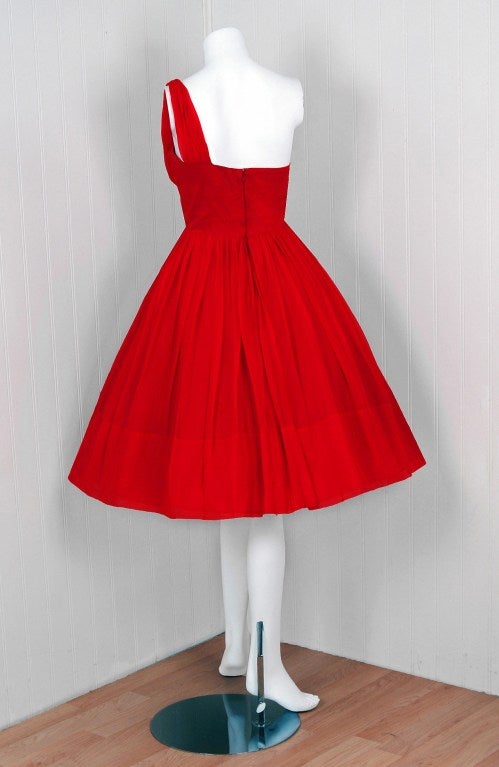 ruby color dress