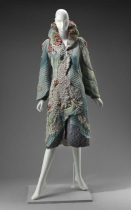 1970's Sharron Hedges Scenic Rainbow Rare Crochet-Knit Jacket 4
