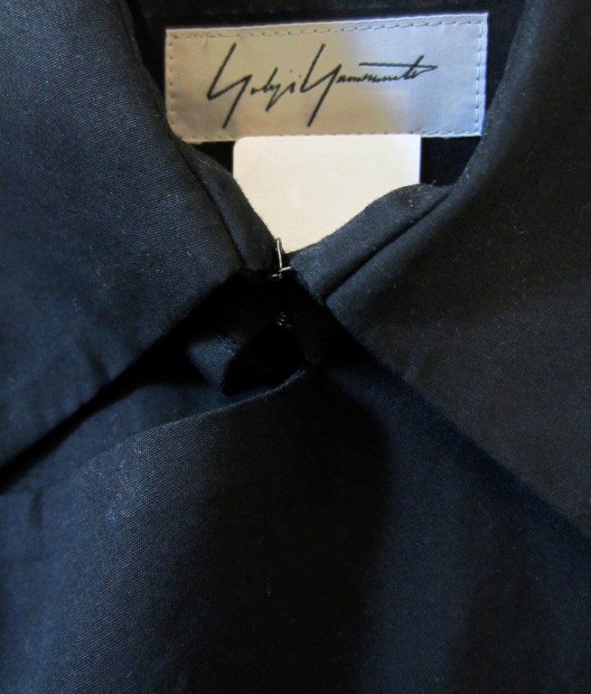 1990's Yohji Yamamoto Black Asymmetric Avant-Garde Jacket 2