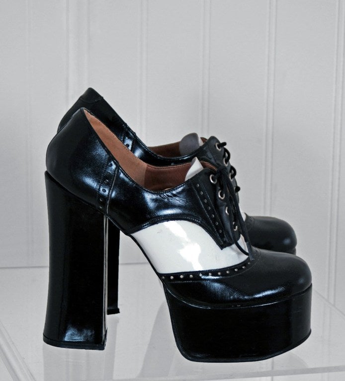 Sensational 1970's sky-high platform shoes by the iconic London brand 