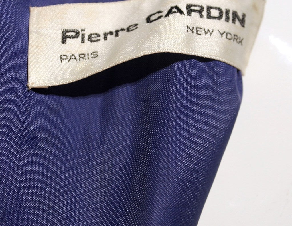 1960's Pierre Cardin Psychedelic Print Pure-Silk Maxi Dress 1