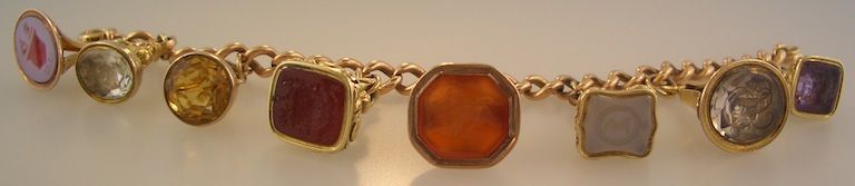 Seal Fob Charm Bracelet