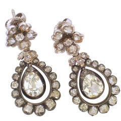 Georgian Diamond Earrings