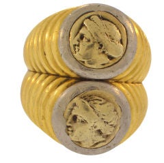 Bulgari Classic Double Ancient Coin Ring