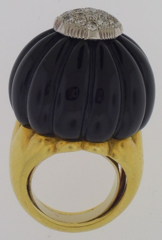 Onyx Dome Ring