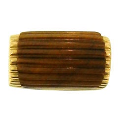 CARTIER Tiger's Eye Dome Ring