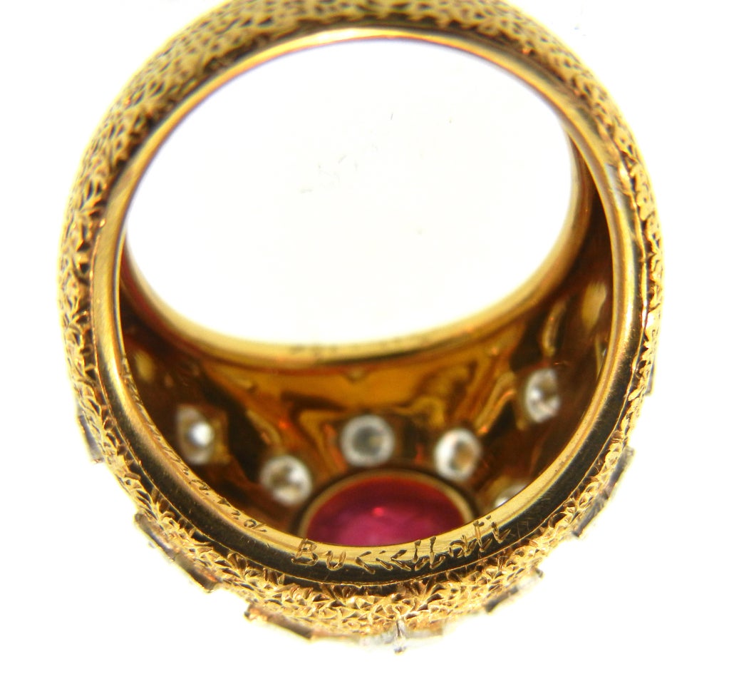Women's BUCCELLATI Ruby Diamond Ring