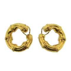 Asprey Gold Hoop Ear Clips