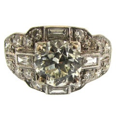 Edwardian Diamond Engagement Ring