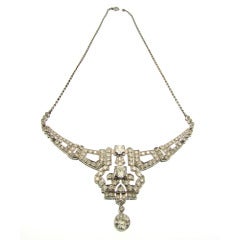 Impressive Art Deco Diamond Necklace