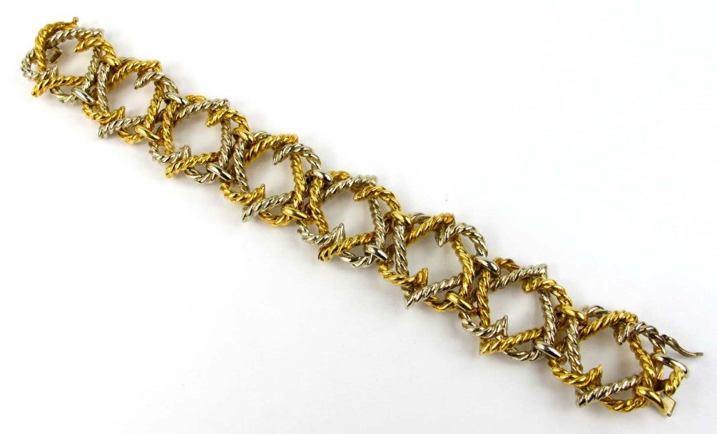 TIFFANY & CO. Yellow White Gold Bracelet