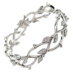 TIFFANY & CO. Diamond Platinum Bracelet