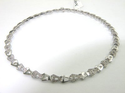 ASPREY Diamond White Gold Necklace