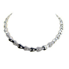 ASPREY Diamond White Gold Necklace