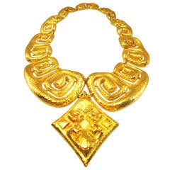 DAVID WEBB, spectacular  Articulated Gold Necklace