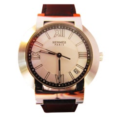 HERMES Stainless Steel Wriswtwach