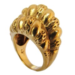 Bold 1960
s Gold Dome Ring Bold 1960
s Gold Dome Ring