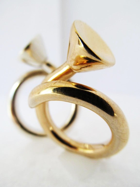 R. Mapache The Golf Widow Gold Ring For Sale 1