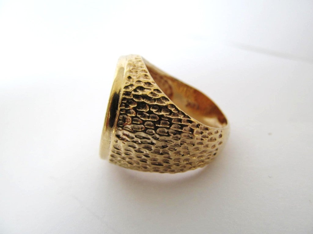 Classic 1/2 Dollar Gold Coin Ring