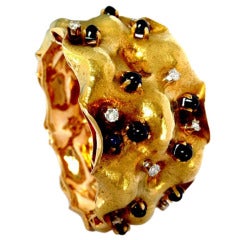 Gorgeous Gold Diamond & Sapphire Bracelet