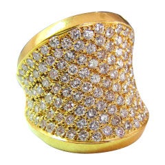 Spectacular of the Top! Very Large Diamond Cigar Band