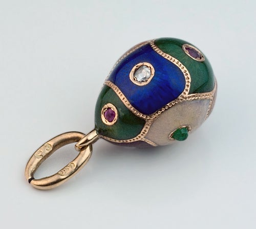 antique faberge egg pendants