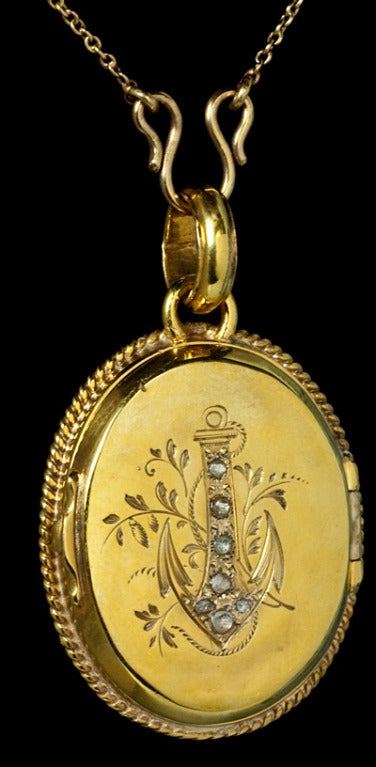 antique cameo locket