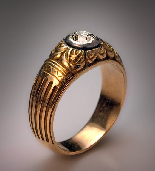 antique ring design for man