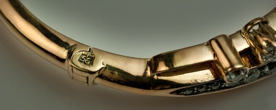 Elegant Belle Époque Russian Crossover Bangle 5