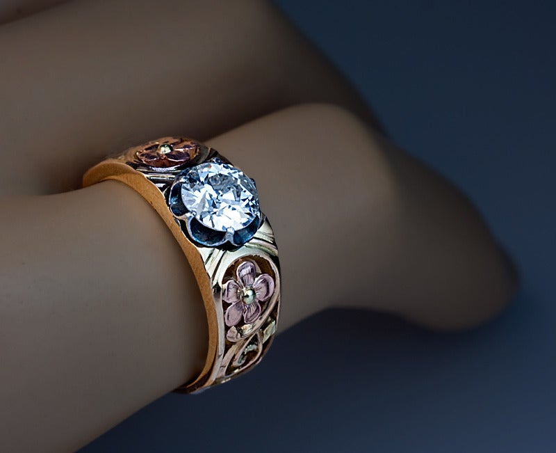 mens diamond solitaire ring