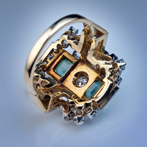 Women's Art Deco Cocktail Ring c1935 For Sale