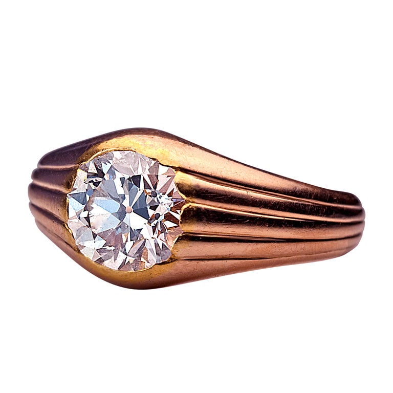 Antique Faberge Diamond Ring c1900