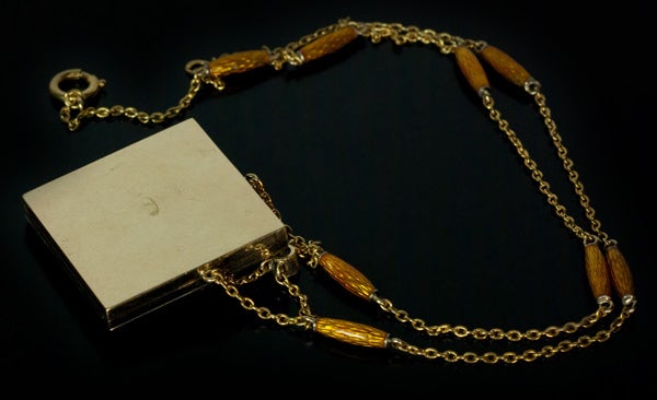 Belle Époque Russian Locket Necklace For Sale
